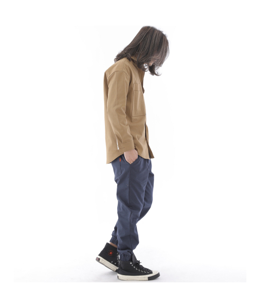 SAINTCREW（セントクルー）の「ツーレイヤーバテックポケットボタンシャツジャケット2L-401SJキャメル（デニムジャケット・レディース・その他・LARGE/MEDIUM/X-LARGE）」の6枚目の写真