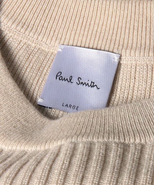 コットンウール クルーネック リブニット / 163400 765Z（ニット