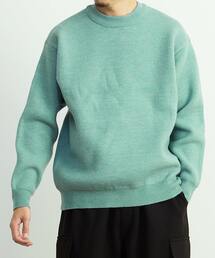 MASTER FRAME（マスターフレーム ）の「【MASTER FRAME/マスターフレーム】ウールライクWフェイスクルーネックセーター（ニット/セーター）」