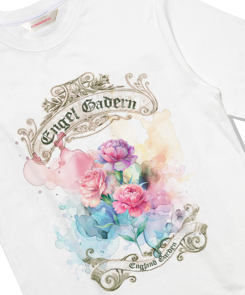 ICONOGRAPHY(アイコノグラフィー)の「MKL Engel Garden IV(Tシャツ/カットソー・レディース・アイボリー・FREE)」の5枚目の写真