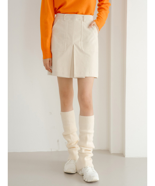 NITINA（ニティナ）の「コーデュロイスカート IV（スカート・レディース・アイボリー・SMALL/MEDIUM）」の2枚目の写真
