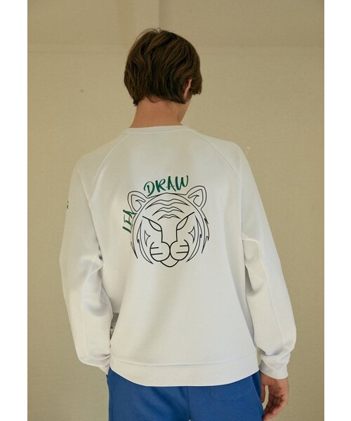 LEADRAW(リドロウ)の「Lucky Tiger Sweatshirts _ White(スウェット・メンズ・その他・MEDIUM/LARGE/X-LARGE)」の5枚目の写真