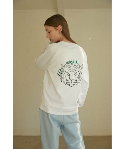 LEADRAW(リドロウ)の「Lucky Tiger Sweatshirts _ White(スウェット・メンズ・その他・MEDIUM/LARGE/X-LARGE)」の8枚目の写真