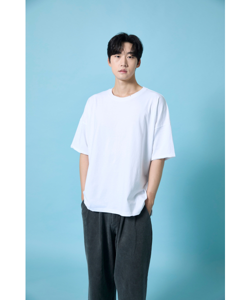 SELFISHAFFECTION(セルフィッシュ アフェクション)の「Distressed All-White T-Shirt(Tシャツ/カットソー・メンズ・その他・LARGE)」の1枚目の写真