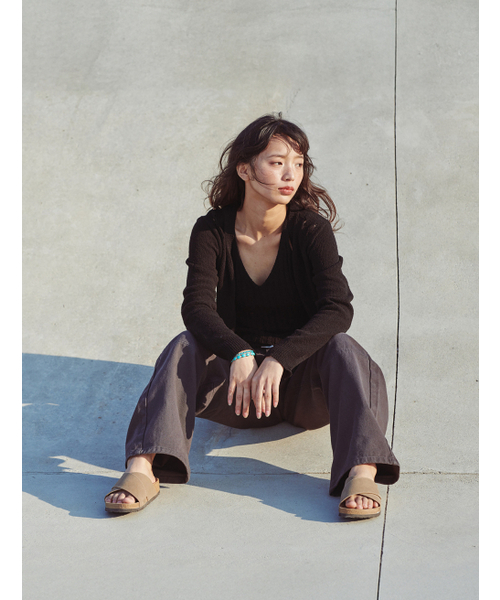 FLATWAVE IN SEOUL(フラットウェーブインソウル)の「Bask Damaged Cardigan/Sleeveless Set Black(カーディガン/ボレロ・レディース・その他・FREE)」の3枚目の写真