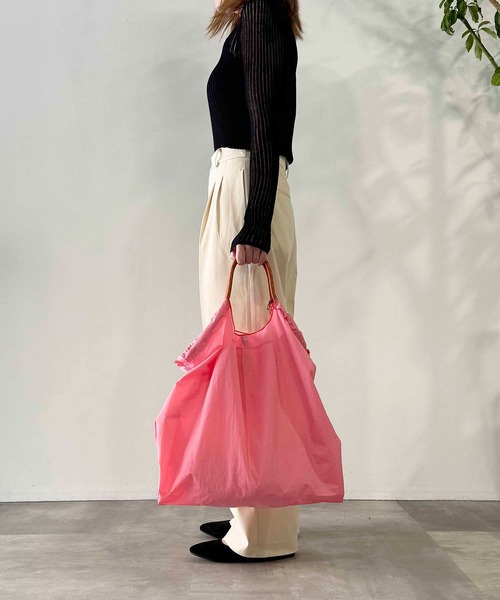 PICCIN（ピッチン）の「[Ball&Chain]shopping bag-Ryu Ambe HONY&BEAR(L)（エコバッグ/サブバッグ・レディース・ベージュ/カーキ・L）」の14枚目の写真