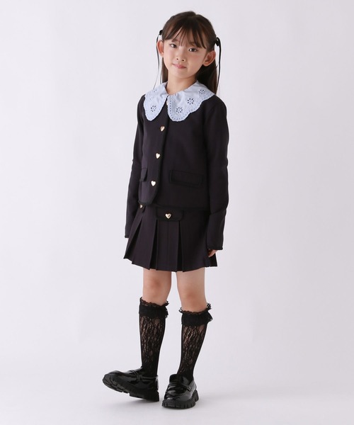 repipi armario（レピピ アルマリオ）の「【10C REPIPI】【セレモニー】リボンブラウス（シャツ/ブラウス・キッズ・ホワイト/ブルー系その他・130cm/120cm）」の9枚目の写真