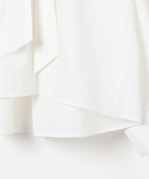 repipi armario（レピピ アルマリオ）の「【10C REPIPI】【セレモニー】リボンブラウス（シャツ/ブラウス・キッズ・ホワイト/ブルー系その他・130cm/120cm）」の16枚目の写真