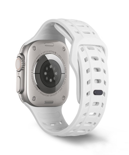 Fun & Daily（ファンアンドデイリー）の「Apple Watch スポーツバンド ＊Apple Watch Ultra対応（デジタル腕時計・メンズ・ネイビー/ベージュ/グレー/レッド/オレンジ/イエロー/ブラック/ホワイト・B/A）」の13枚目の写真