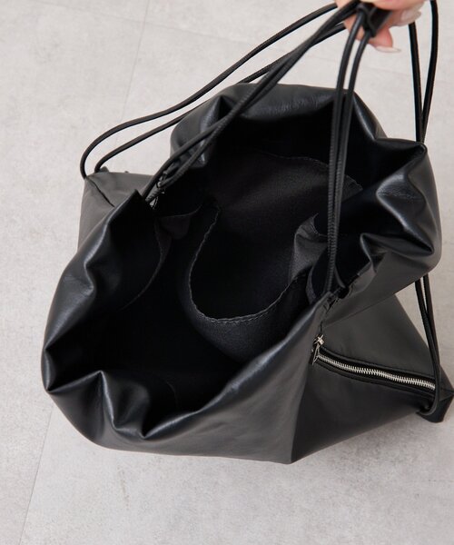 mystic(ミスティック)の「プレート付きナップザック(トートバッグ・レディース・キャメル/ブラック・FREE)」の12枚目の写真