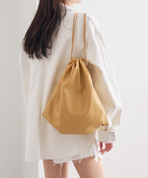 mystic(ミスティック)の「プレート付きナップザック(トートバッグ・レディース・キャメル/ブラック・FREE)」の14枚目の写真