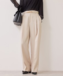 VIS | 【美easy】コンフォートストレートワイドパンツ/イージーケア・UVケア・セットアップ対応(その他パンツ)