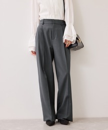 VIS | 【美easy】コンフォートストレートワイドパンツ/イージーケア・UVケア・セットアップ対応(その他パンツ)