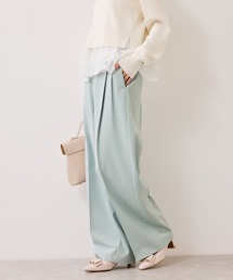 VIS | 【美easy】コンフォートストレートワイドパンツ/イージーケア・UVケア・セットアップ対応(その他パンツ)