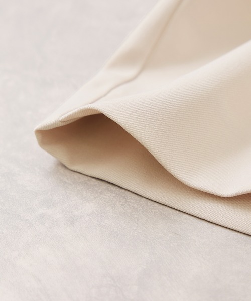 VIS（ビス）の「【美easy】コンフォート金ボタンストレートワイドパンツ/イージーケア・UVケア・セットアップ対応（その他パンツ・レディース・ライトグリーン/ネイビー/ベージュ/グレー・L/M/S/SS）」の10枚目の写真