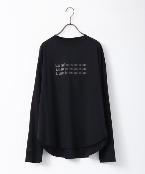 hunch(ハンチ)の「シリコンプリント ロゴ長袖Tシャツ(Tシャツ/カットソー・レディース・ブラック/アイボリー/オフホワイト・FREE)」の14枚目の写真