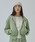 COVERNAT�i�J�o�[�i�b�g�j�́uWOMEN'S CROP HOODIE ZIP-UP�i�X�E�F�b�g�j�v�b�O���[���n���̑�