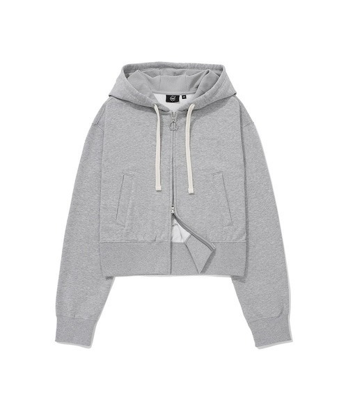 COVERNAT(カバーナット)の「WOMEN'S CROP HOODIE ZIP-UP(スウェット・レディース・杢グレー/グリーン系その他・SMALL/MEDIUM)」の18枚目の写真