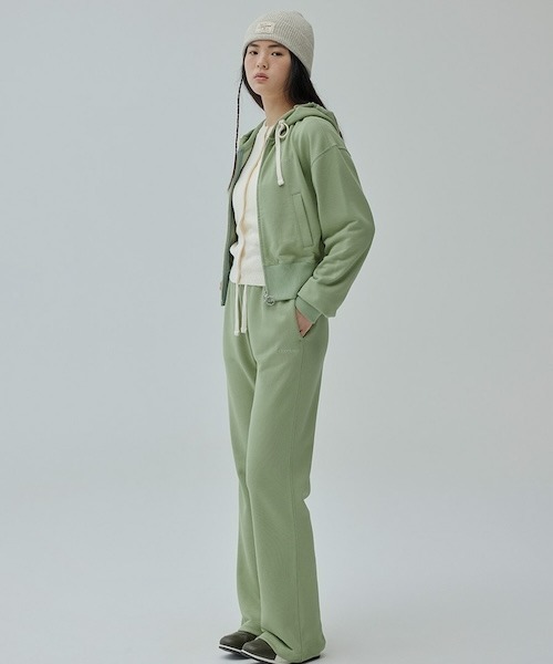 COVERNAT(カバーナット)の「WOMEN'S CROP HOODIE ZIP-UP(スウェット・レディース・杢グレー/グリーン系その他・SMALL/MEDIUM)」の14枚目の写真