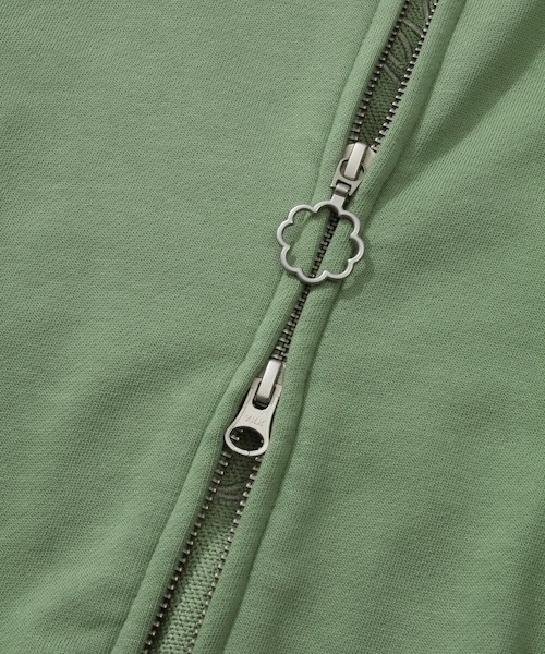 COVERNAT(カバーナット)の「WOMEN'S CROP HOODIE ZIP-UP(スウェット・レディース・杢グレー/グリーン系その他・SMALL/MEDIUM)」の8枚目の写真
