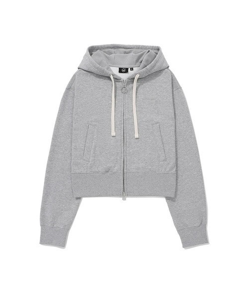 COVERNAT(カバーナット)の「WOMEN'S CROP HOODIE ZIP-UP(スウェット・レディース・杢グレー/グリーン系その他・SMALL/MEDIUM)」の17枚目の写真