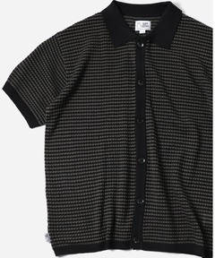 メッシュニットシャツカーディガン