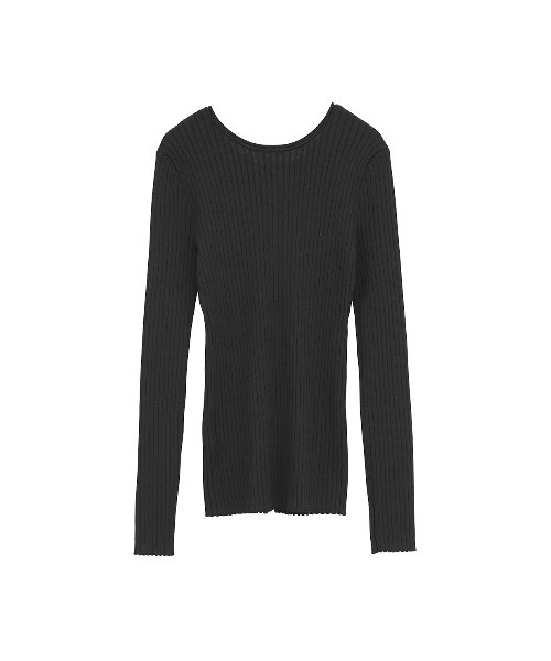 CLANE(クラネ)の「W FACE GOLD BUTTON KNIT TOPS(ニット/セーター・レディース・ブラック/アイボリー/ベージュ・1/2)」の12枚目の写真