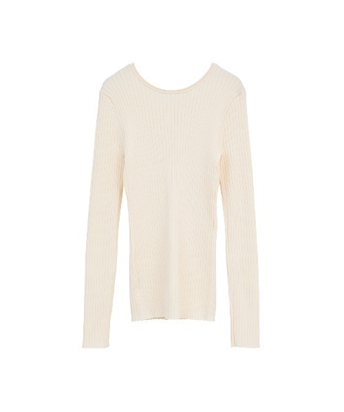 CLANE(クラネ)の「W FACE GOLD BUTTON KNIT TOPS(ニット/セーター・レディース・ブラック/アイボリー/ベージュ・1/2)」の19枚目の写真