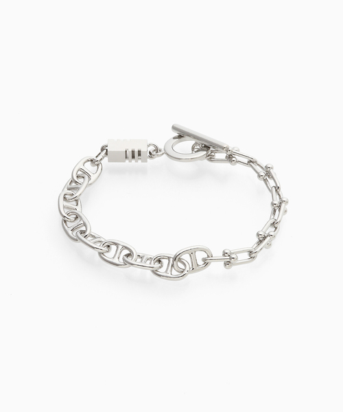 JIEDA(ジエダ)の「JIEDA / ジエダ SWITCHING BRACELET-B(ブレスレット・メンズ・シルバー・FREE)」の2枚目の写真