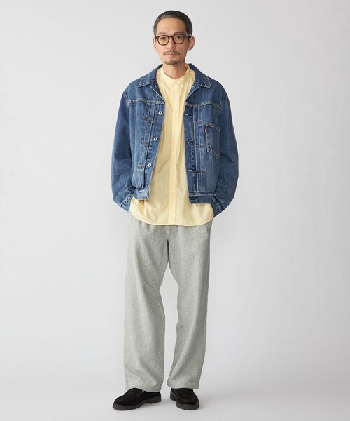 Champion(チャンピオン)の「【SHIPS別注】Champion: リバースウィーブ ワイド スウェット パンツ(スウェットパンツ・メンズ・ブラック/グレー/ナチュラル・SMALL/MEDIUM/LARGE/X-LARGE)」の6枚目の写真