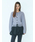 ETMON�i�G�g�����j�́uLayer Fringe Knit Cardigan, Lavender Grey�i�J�[�f�B�K��/�{�����j�v�b���̑�