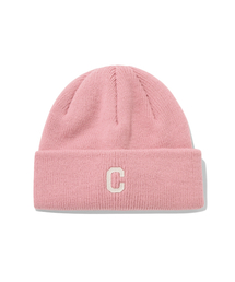 COVERNAT（カバーナット）の「Cロゴベーシックアクリルビーニーピンク（ニットキャップ/ビーニー）」