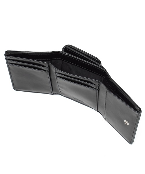 X-girl（エックスガール）の「XG EMBLEM CLASP MINI WALLET（財布・レディース・ブラック/ピンク/ライトインディゴブルー・ONE SIZE）」の7枚目の写真