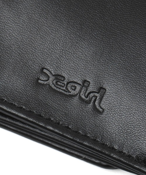 X-girl（エックスガール）の「XG EMBLEM CLASP MINI WALLET（財布・レディース・ブラック/ピンク/ライトインディゴブルー・ONE SIZE）」の8枚目の写真