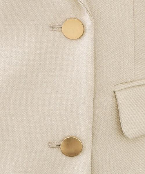 OPAQUE.CLIP（オペークドットクリップ）の「金ボタンダブルブレストテーラードジレ/セットアップ対応【洗える】《S～LL》（ベスト・レディース・ネイビー/ライトベージュ・40/38/36/42）」の15枚目の写真