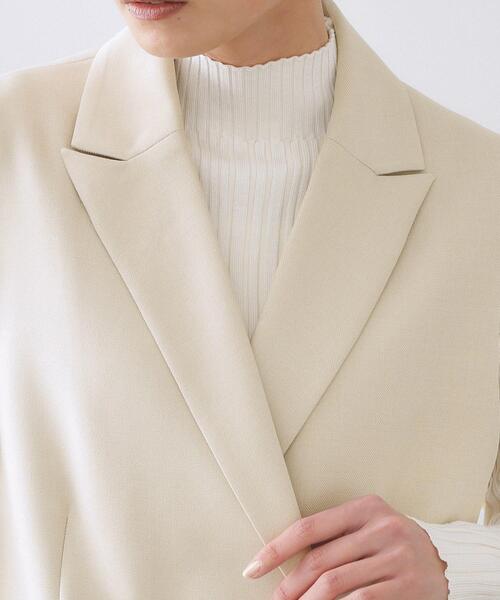 OPAQUE.CLIP（オペークドットクリップ）の「金ボタンダブルブレストテーラードジレ/セットアップ対応【洗える】《S～LL》（ベスト・レディース・ネイビー/ライトベージュ・40/38/36/42）」の6枚目の写真