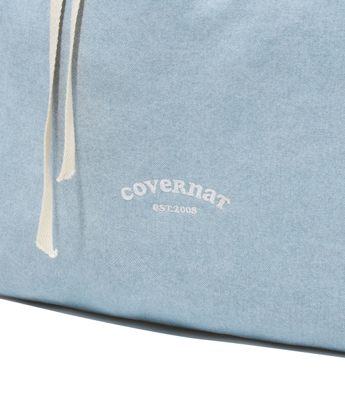 COVERNAT WOMAN(カバーナットウーマン)の「クローバーハートビッグエコバッグブルー(エコバッグ/サブバッグ・レディース・その他・FREE)」の4枚目の写真
