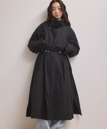 ADAM ET ROPE' | 【WEB限定】・【サステナブル】スタンドカラーロングモッズコート(モッズコート)