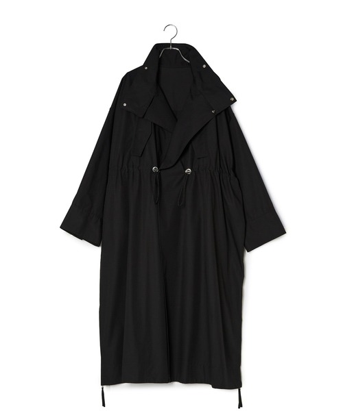 WEB限定】・【サステナブル】スタンドカラーロングモッズコート