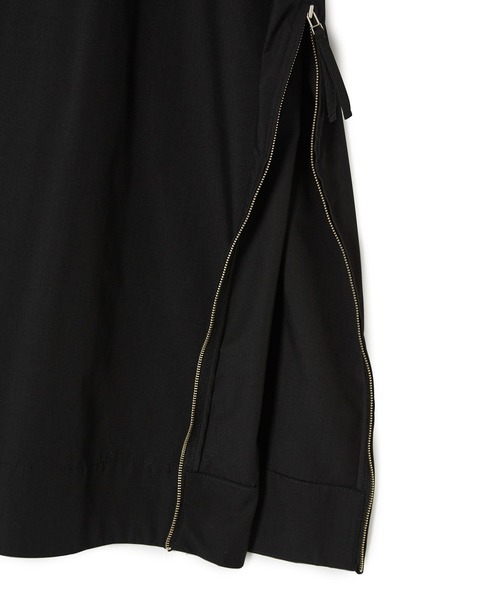 ADAM ET ROPE'(アダムエロペ)の「【WEB限定】・【サステナブル】スタンドカラーロングモッズコート(モッズコート・レディース・オフホワイト/ブラック/ブラウン系その他・FREE)」の5枚目の写真