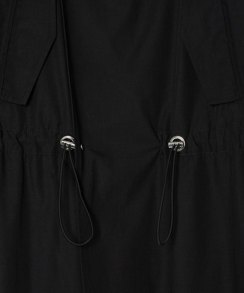 ADAM ET ROPE'(アダムエロペ)の「【WEB限定】・【サステナブル】スタンドカラーロングモッズコート(モッズコート・レディース・オフホワイト/ブラック/ブラウン系その他・FREE)」の9枚目の写真