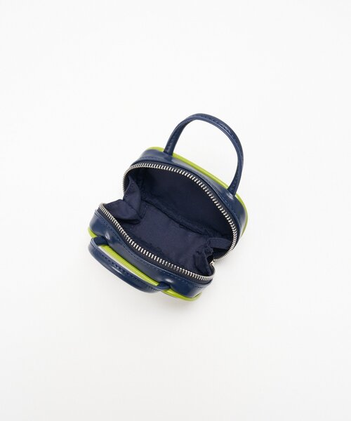 GRAIN（グレイン）の「【GRAIN/グレイン】バッグチャーム付きバイカラーバッグ（トートバッグ・レディース・ブラウン/イエロー/ネイビー・FREE）」の21枚目の写真
