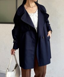 Thevon | パイピングミドルトレンチコート(トレンチコート)