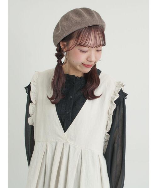 Samansa Mos2(サマンサ モスモス)の「裾フリルティアードレースブラウス(シャツ/ブラウス・レディース・キナリ/オフホワイト/ブラック・F)」の3枚目の写真