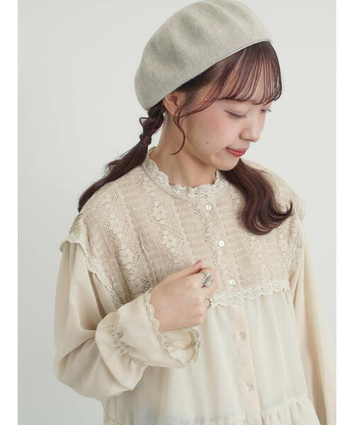 Samansa Mos2(サマンサ モスモス)の「裾フリルティアードレースブラウス(シャツ/ブラウス・レディース・キナリ/オフホワイト/ブラック・F)」の17枚目の写真