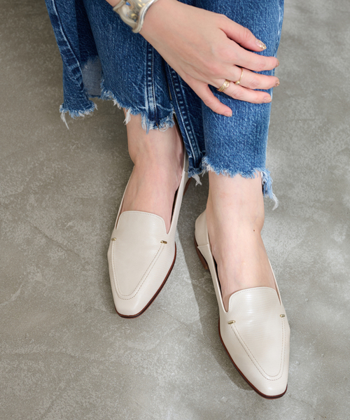 LE TALON(ルタロン)の「≪追加≫スクエアステッチソフトローファー(ローファー・レディース・シルバー・24.5cm/24cm/23.5cm/23cm/26cm/25.5cm/25cm/22.5cm/22cm/21.5)」の14枚目の写真