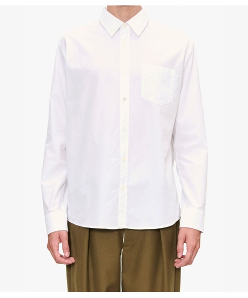 A.P.C.(アーペーセー)の「CHEMISE(シャツ/ブラウス・メンズ・カーキ/ホワイト/ブルー・M/L/XL/S)」の1枚目の写真