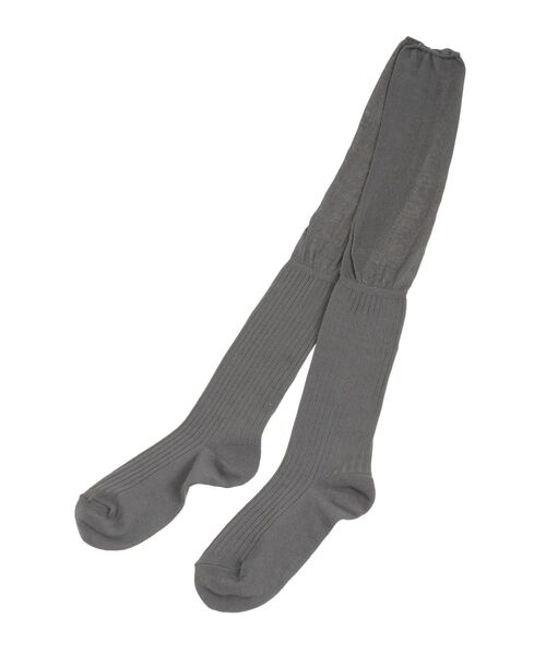 EMODA（エモダ）の「シアースイッチングハイソックス（ソックス/靴下・レディース・グレー/ホワイト・FREE）」の12枚目の写真
