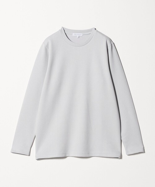 A DAY IN THE LIFE UNITED ARROWS（アデイインザライフユナイテッドアローズ）の「バウンシー ツイル ジャガード カットソー＜A DAY IN THE LIFE＞（Tシャツ/カットソー・メンズ・ブラック/ライトグレー/ホワイト・S/M/L）」の18枚目の写真