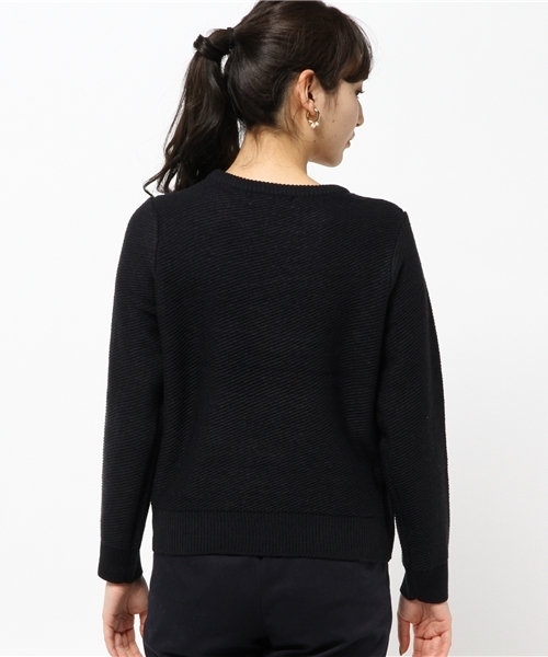 Discoat Parisien（ディスコートパリシアン）の「変り編みプルオーバー（ニット/セーター・レディース・ネイビー/レッド/アイボリー/キャメル・LARGE/MEDIUM）」の7枚目の写真